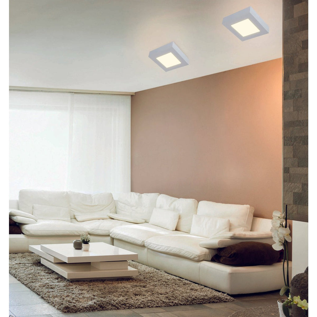 Näve Simplex LED Plafondlamp 17cm Warm Wit