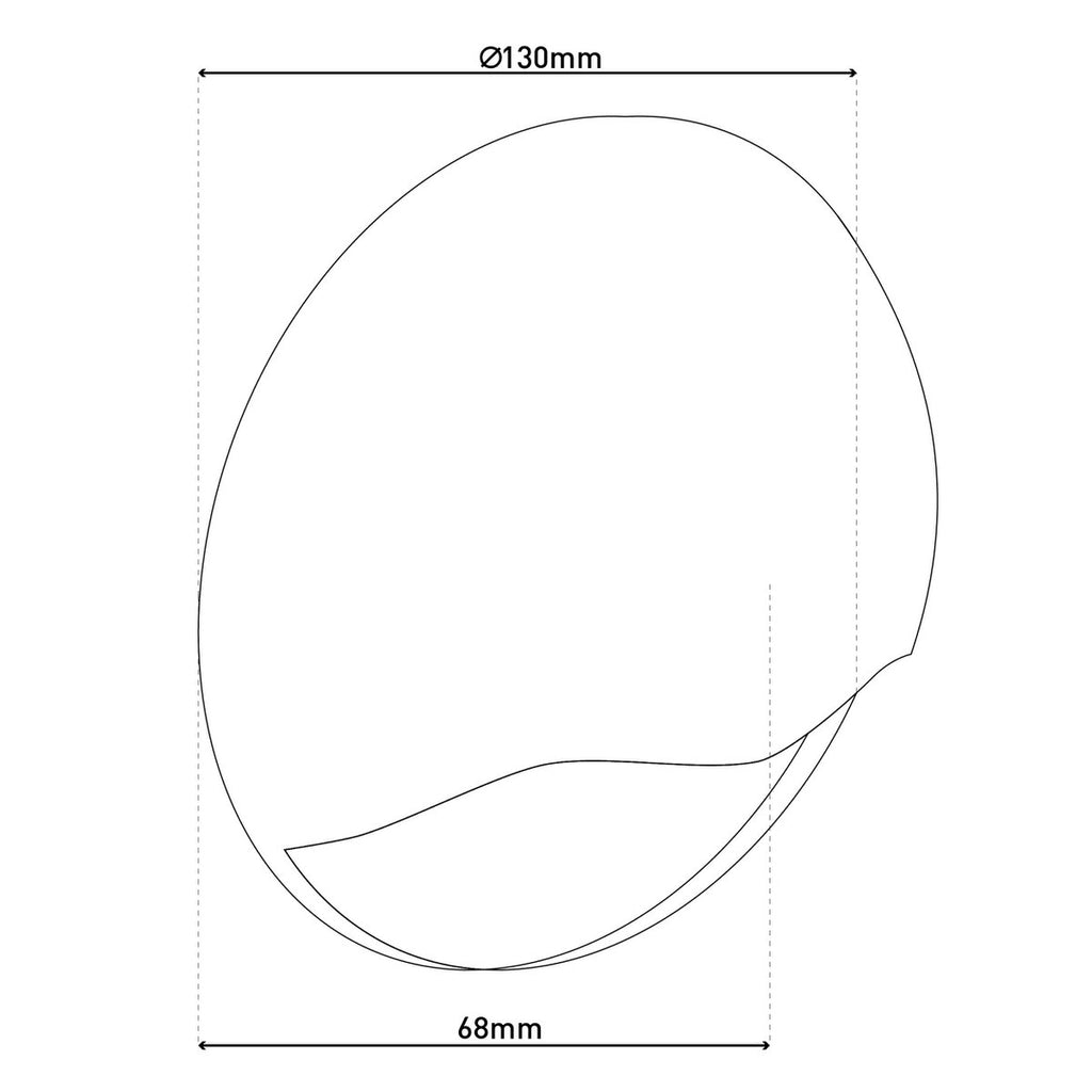 LED Wandlamp Vedus - Metaal 13cm