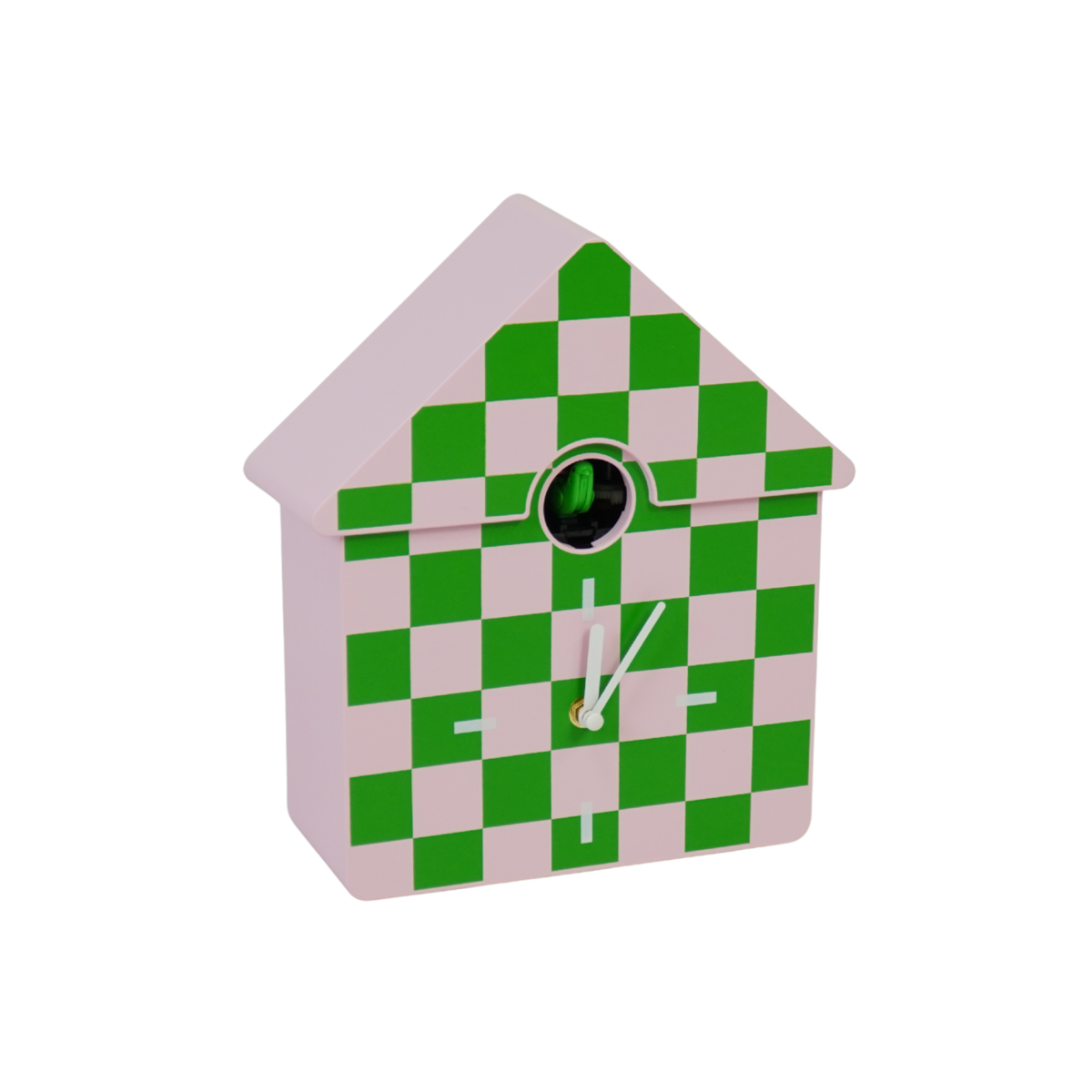 Klokoekoekjesklok - Groen/roze - 24x27x9cm Housevitamin