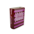 Housevitamin Boekenvaas - Rood/Roze - Dolomiet - 16,5x7,5x21,5cm
