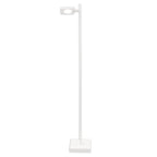 LED Draadloze lamp "Lupa", 135 cm hoog, aluminium wit en plastic, geïntegreerde LED's, 2400 lm, dimable, CCT-functie, 3000-6500 K, RGB-lichtwisselaar