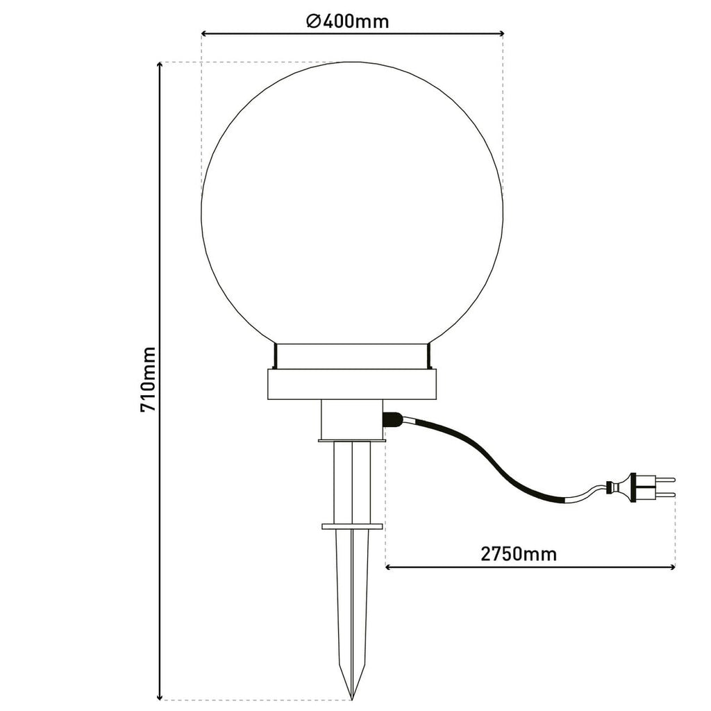 Näve Leuchten Bal Hanglamp 40cm Klassiek Ronde Design