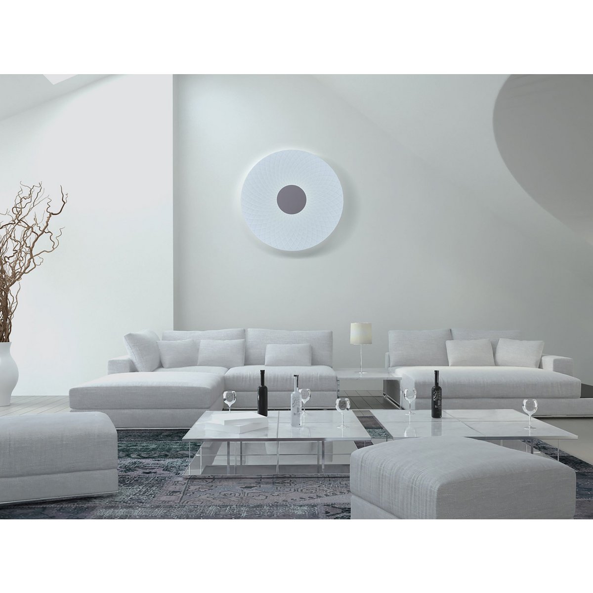 LED Plafondlamp Porto - Kristal 43cm
