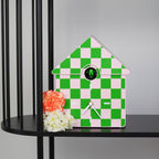 Klokoekoekjesklok - Groen/roze - 24x27x9cm Housevitamin