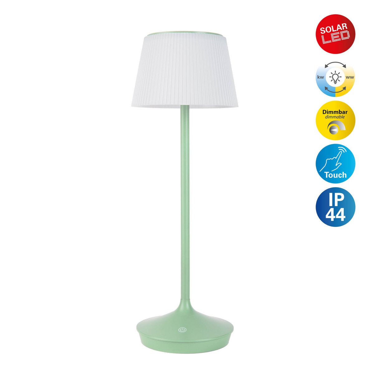 Näve Emmi Solar Tafellamp - Mint 38cm Dimbaar
