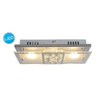 LED Plafondlamp Chur 30cm Zilver Näve