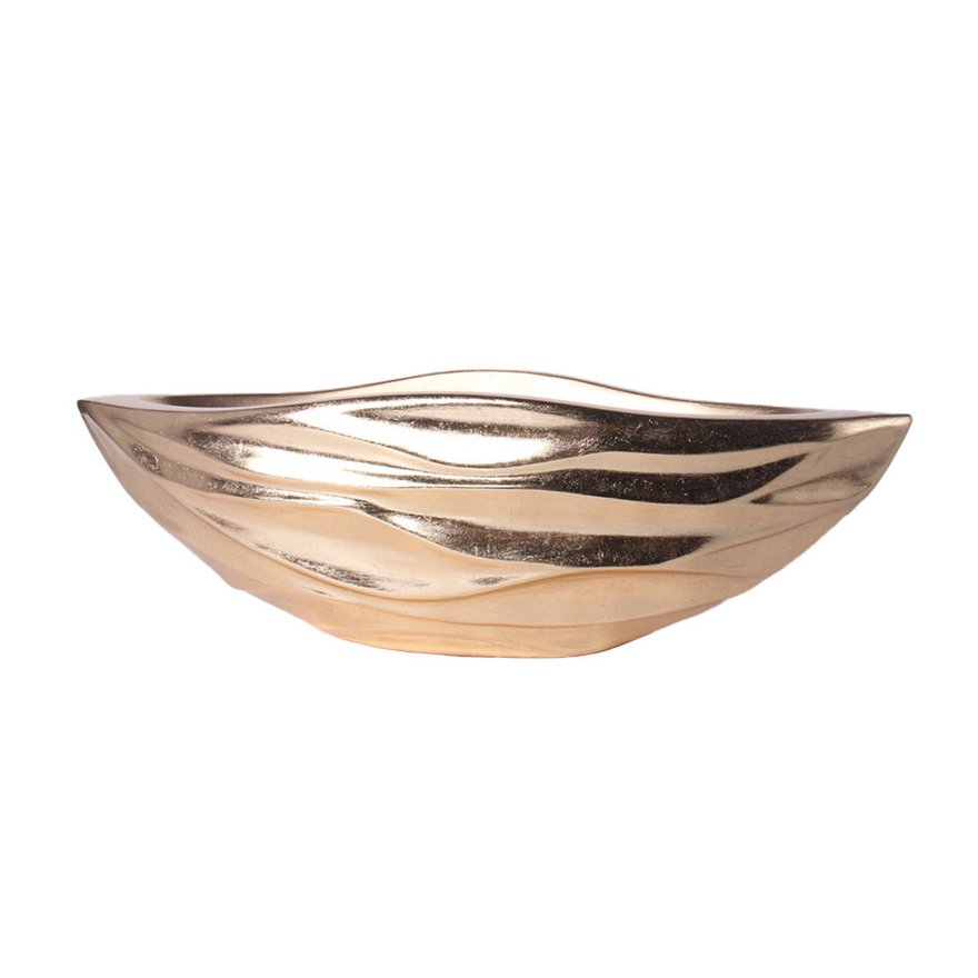 Golden Cup Polyresin Schaal - Goud 80,5x31x26cm