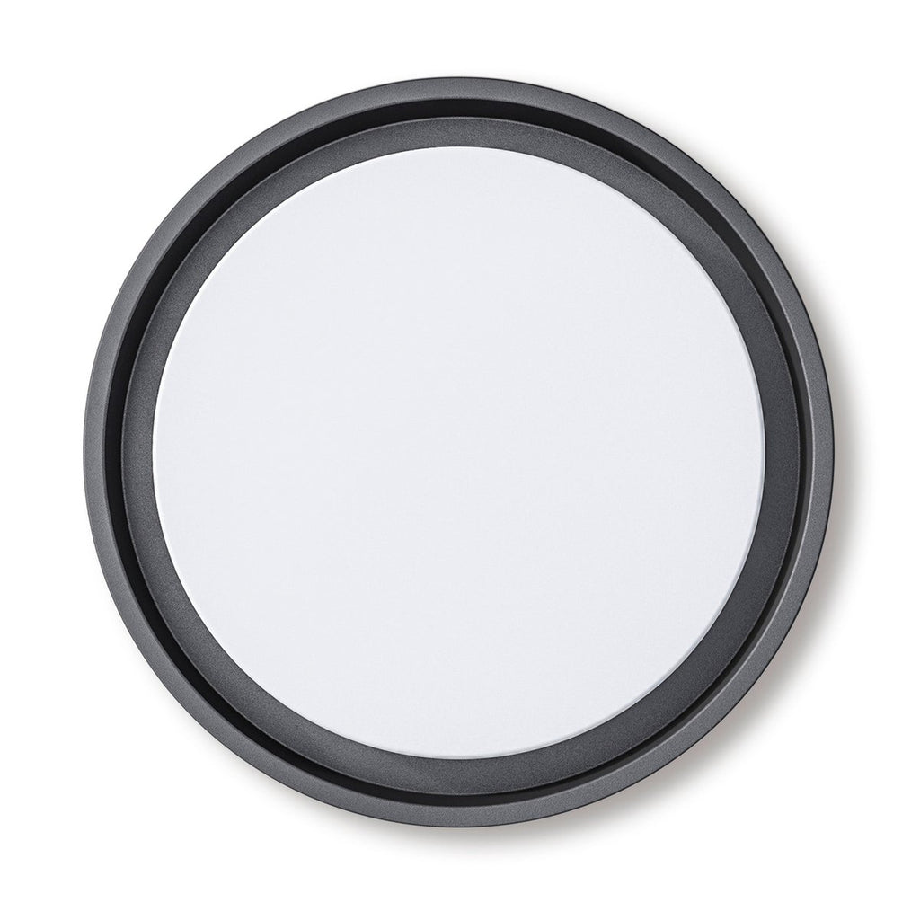 LED Outer Wall Lamp "Mio" Ø 17,5 cm gemaakt van antraciet -gekleurd metaal en plastic, IP54 voor ingang, balkon, terras