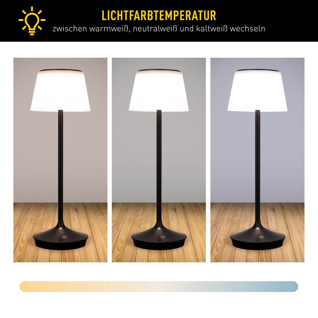 Näve Emmi LED Tafellamp - 38cm Zwart
