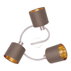 Näve Maron 3-zits Plafondlamp - Bruin 52cm