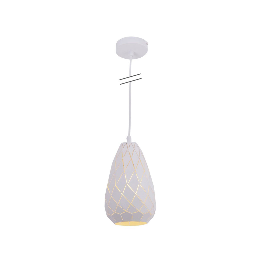 Näve Alison Hanglamp Wit 15cm