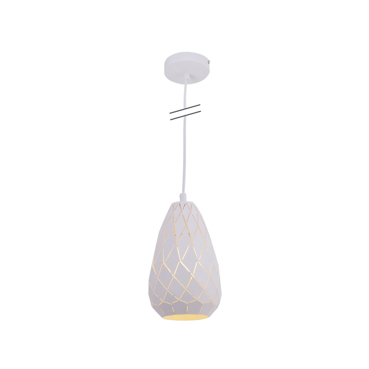 Näve Alison Hanglamp Wit 15cm
