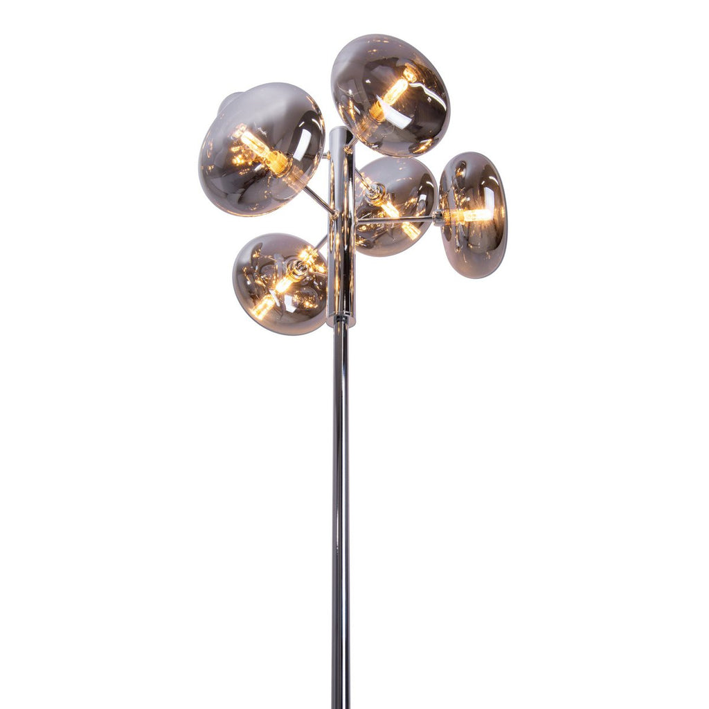 Näve Orion Staande Lamp - Rookglas 165cm