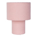 Tabellamp Fluffy Roze Tekstiel 31cm