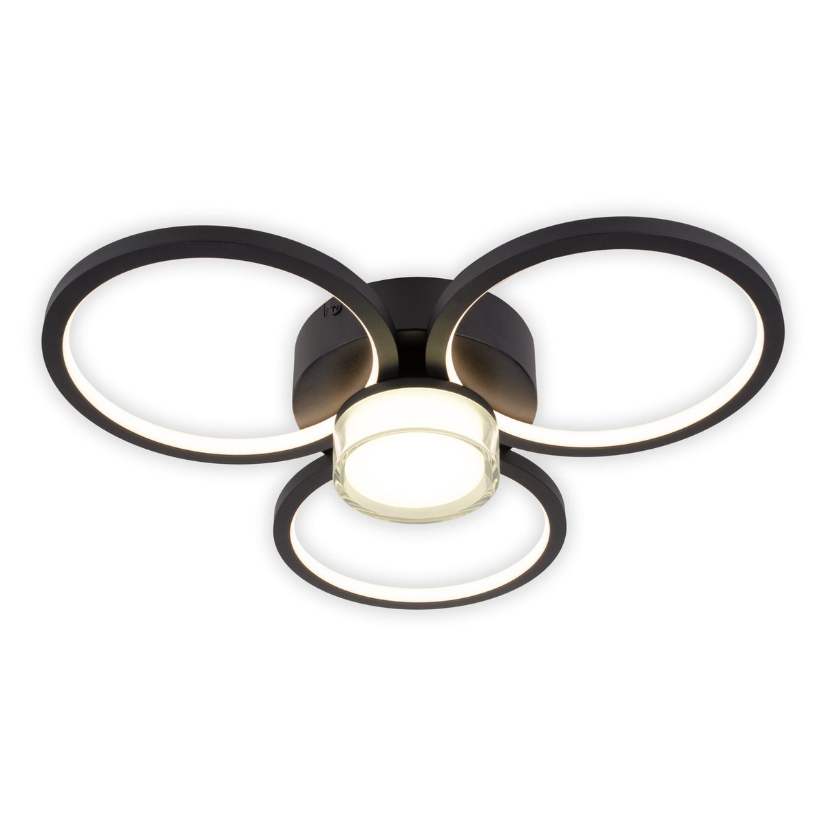 CIMO LED Plafondlamp - Zwart 43.6cm 3100lm