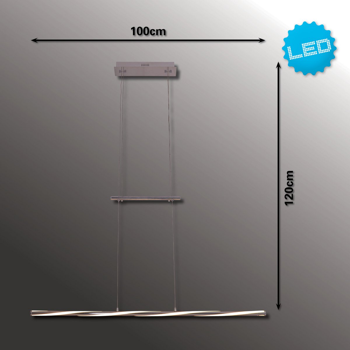 Näve Twist LED Hanglamp Dimbaar