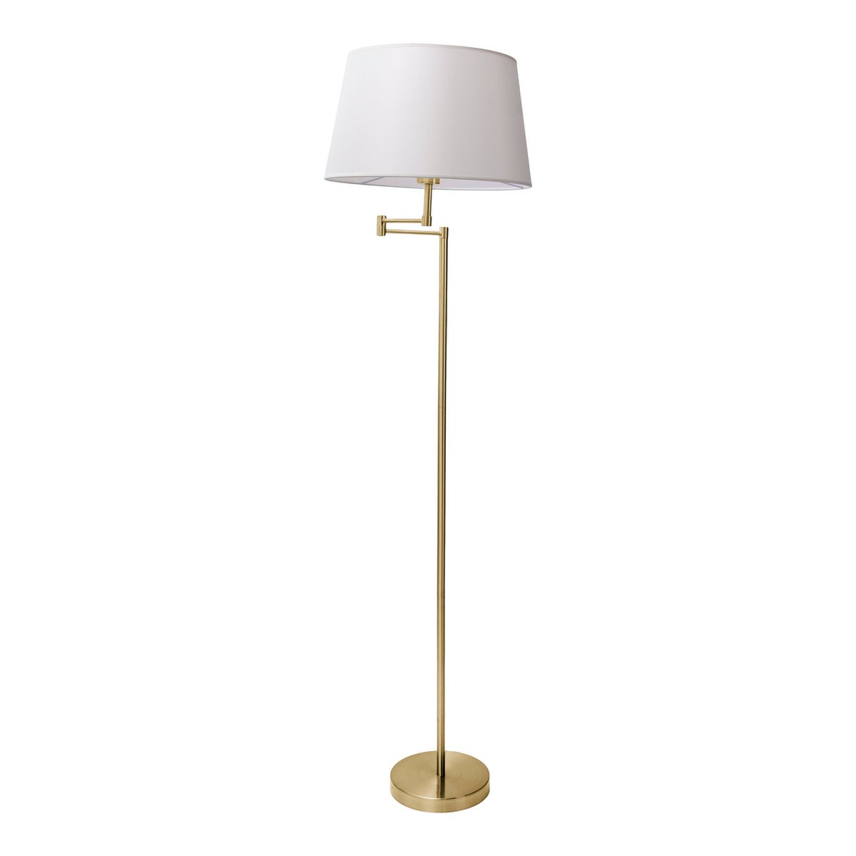 Näve Bologna Staande Lamp Mat Messing 158cm