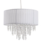 Näve Crystallo Hanglamp 30cm Wit E27