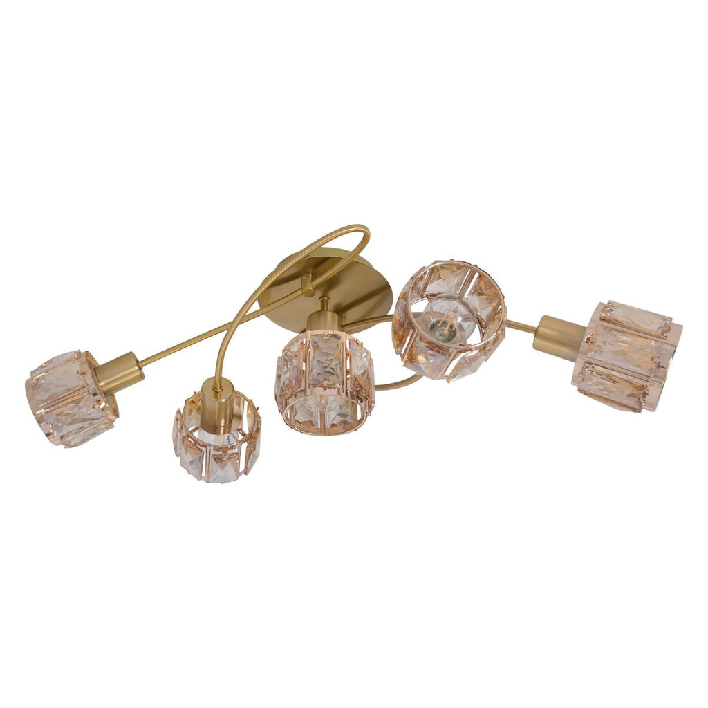 Näve Josefa Plafondlamp Goud 5-armig 61cm