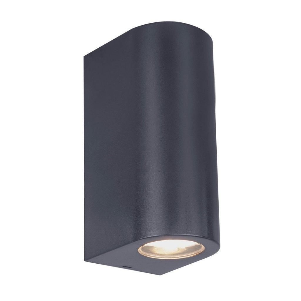 Näve Alecto Buiten Wandlamp - Zwart 15,5cm