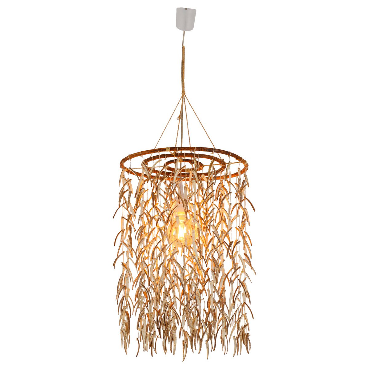 Näve Hanglamp Kokosnoot Ø40cm Beige E27