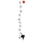 LED Zonnekettingslinger Voetbal 20 - Zwart 580cm