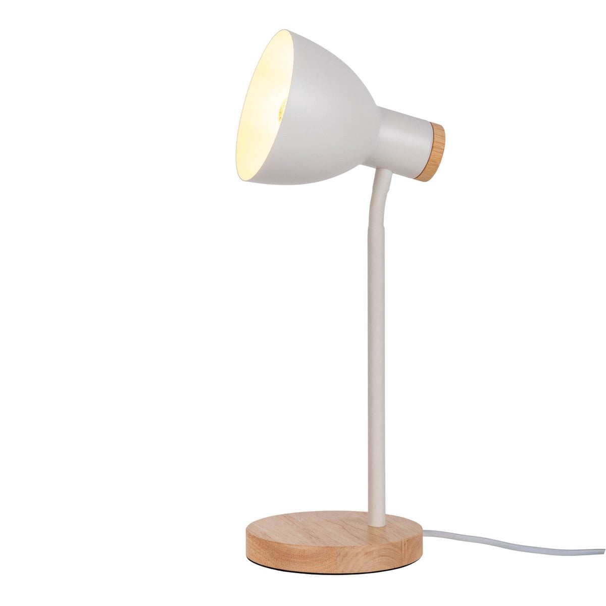 Näve Marie Bureaulamp - Wit 36,5cm
