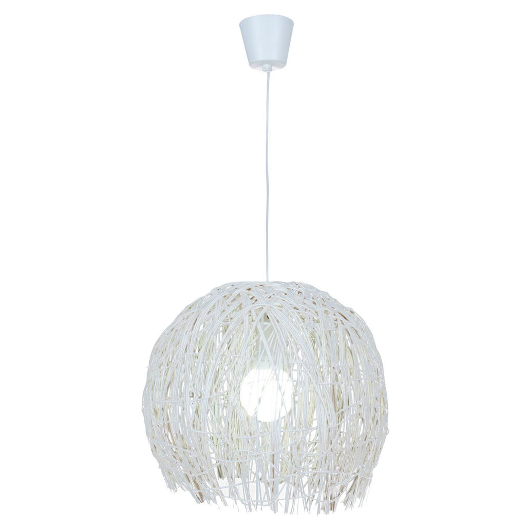 Näve Struwel Rattan Hanglamp Ø40cm Wit