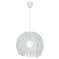 Näve Struwel Rattan Hanglamp Ø40cm Wit