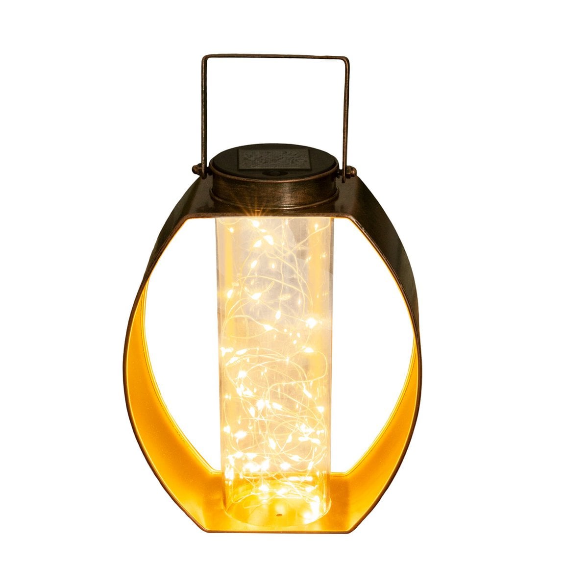 Näve Fairylight Solar Tafellamp - Zwart Goud 26cm