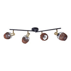 Corbis Plafondlamp - Zwart/Goud 78cm