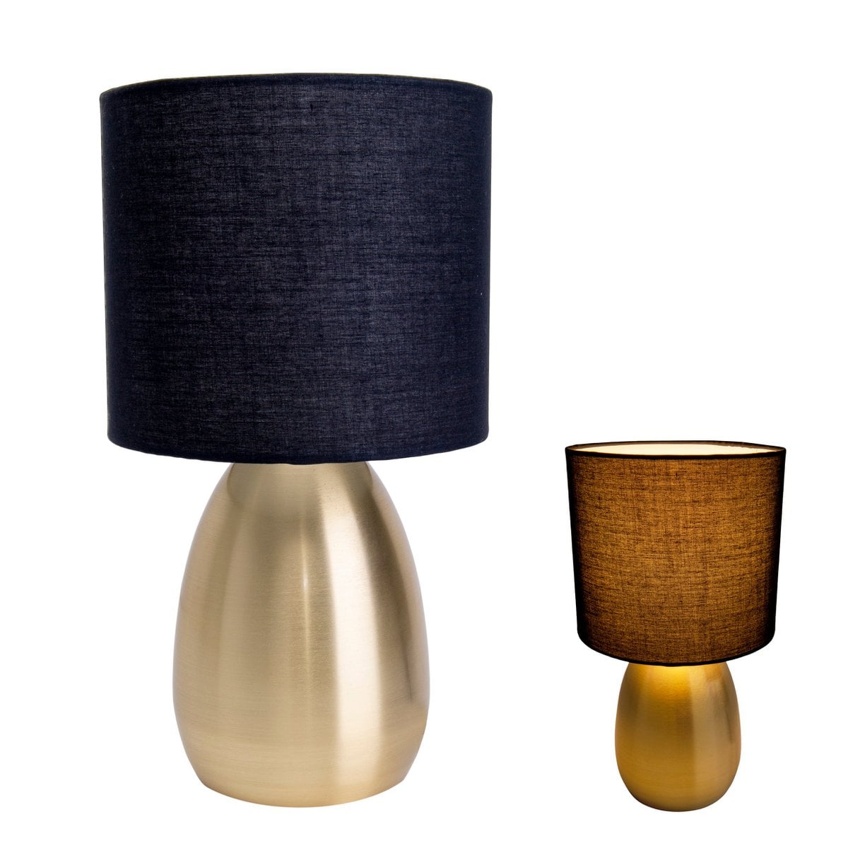 Näve Taflamp Aurum 33cm Goud/Zwart E14