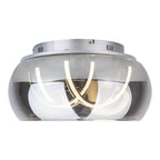 Näve Malou LED Plafondlamp Ø45cm Rookglas