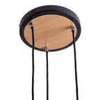 Näve Fumoso Hanglamp - Zwart Metal Glas