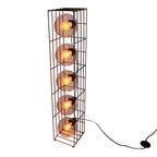 Näve Cesta Vloerlamp - Zwart Glas 95cm