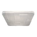 LED Plafondlamp Luxor 54x54cm Kristaleffect