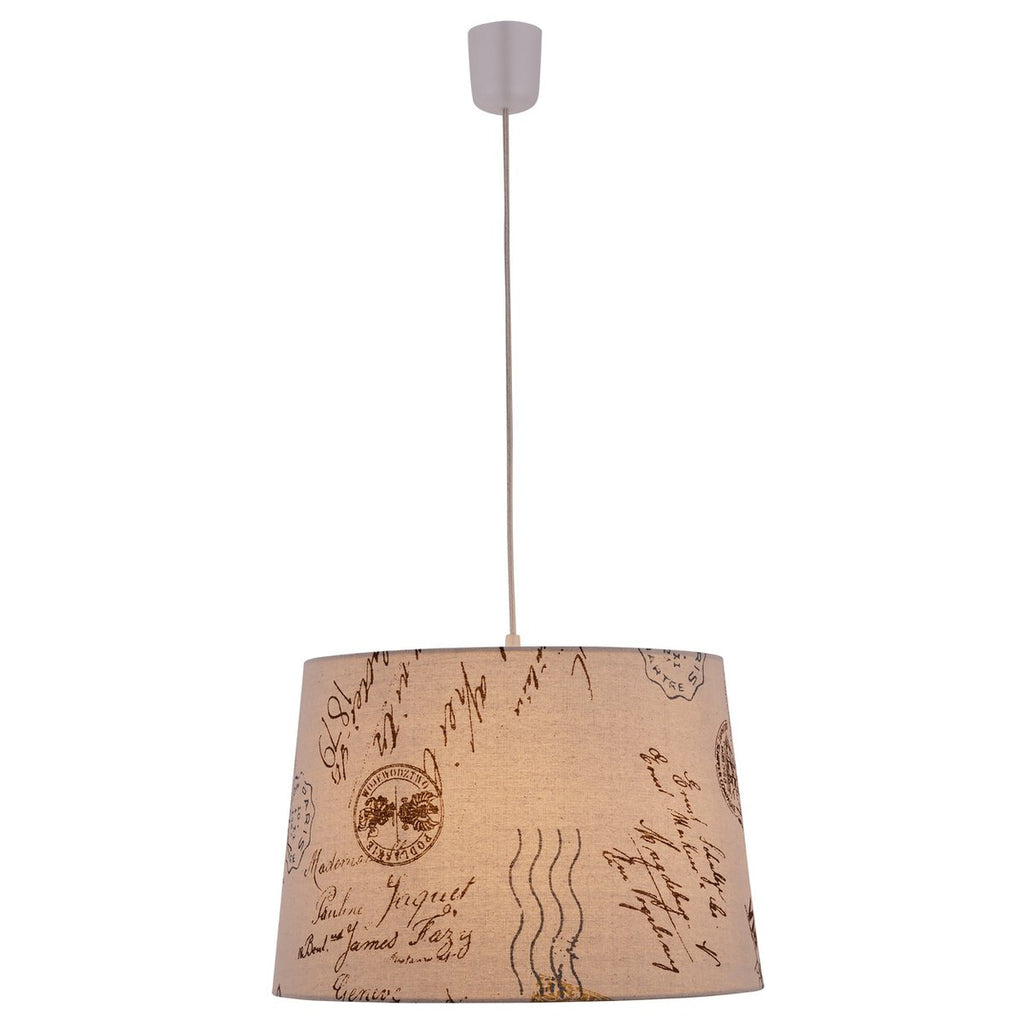 Näve Textiel Hanglamp Print Bruin Ø40cm