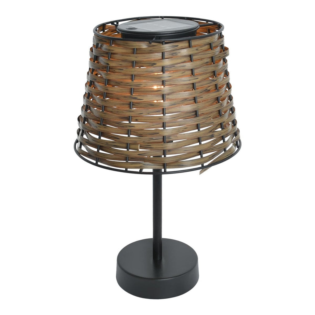 Solar-Tafellicht Rada Rattan Bruin 31cm