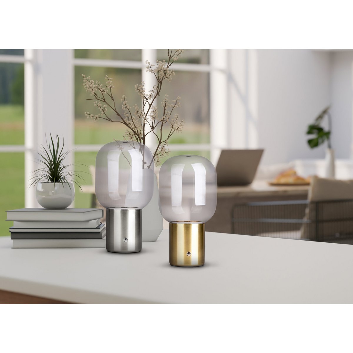 Draadloos Tafellicht Albero - Wit 25cm