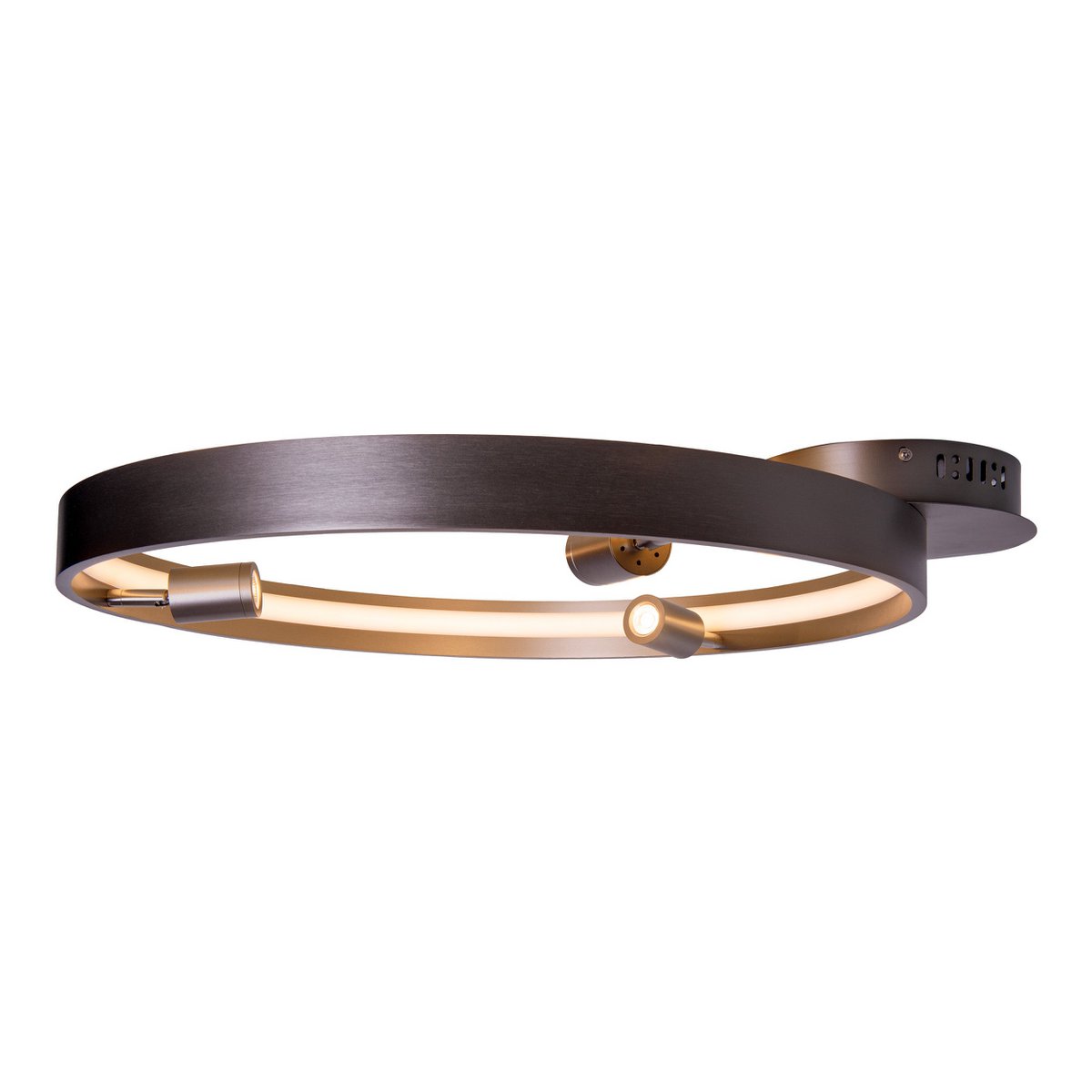 Näve Tristan LED-plafondlamp 58cm Wit Dimbaar