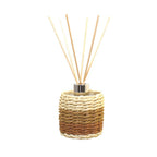 Glazen diffuser bruin-geel musk 100ml