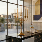 Gouden Lichten 60 cm Kandelaar - Aulica, Metalen Design