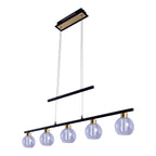 Näve Hanglamp - Zwart Glas 90cm LED