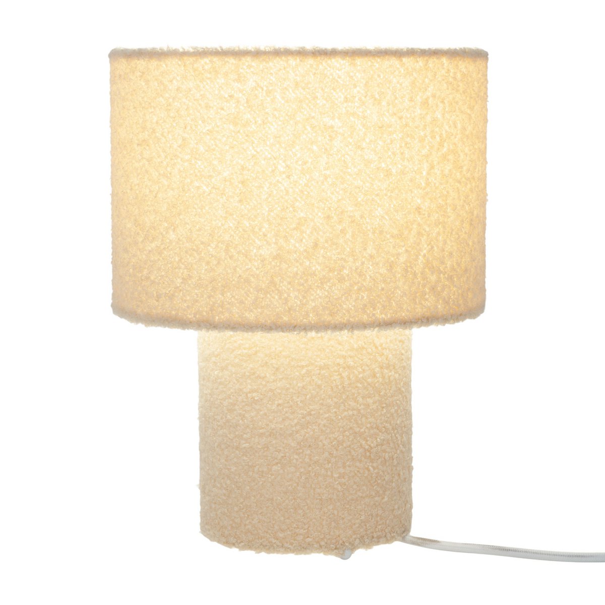 Näve Fluffy Tabellamp - Amandel 31cm