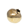 Gouden keramische granaatappelvaas 12.8x12.8x11.5cm - Aulica