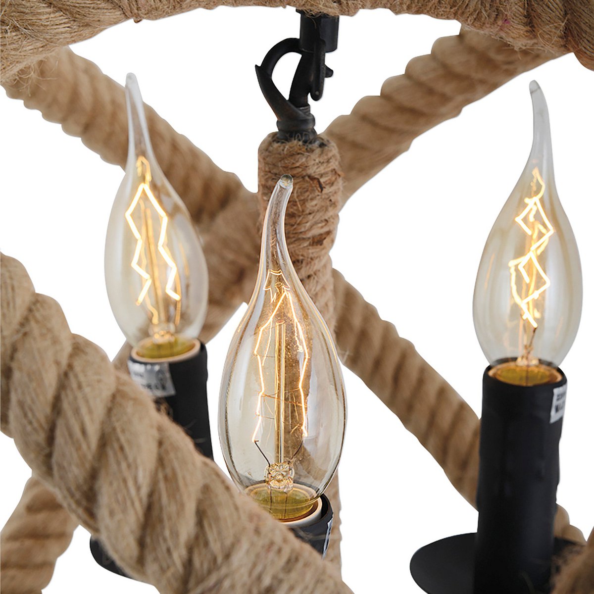Näve Regia Hanglamp - Zwart 43cm E27