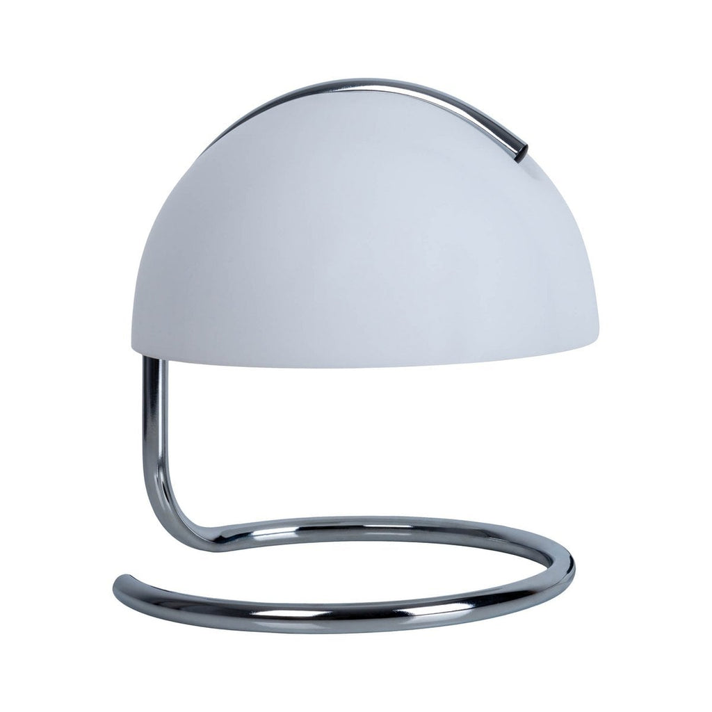 Tafellamp Burano wit Näve - 25cm metaal glas