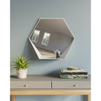 Gorillz Hive Wandspiegel Wit - Hexagon Industriële Design