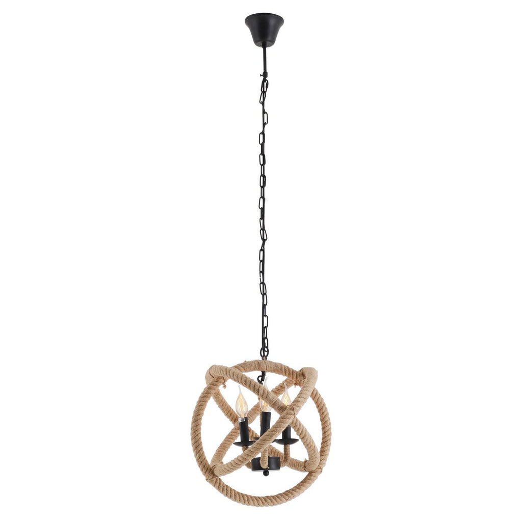 Näve Regia Hanglamp - Zwart 43cm E27