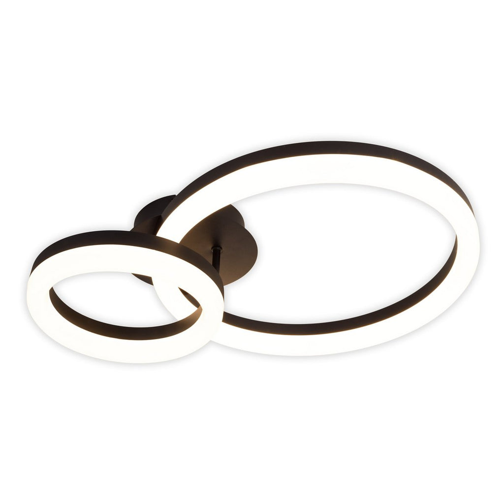 Näve Circulo LED Plafondlicht - Zwart 53cm